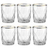 TRINKGLAS (6er Set) Upscale - Goldfarben, Glas (0.34L) - BUTLERS