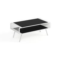 COUCHTISCH TORPE - Schwarz/Weiß, Holzwerkstoff (60/121/45cm) - Meblini