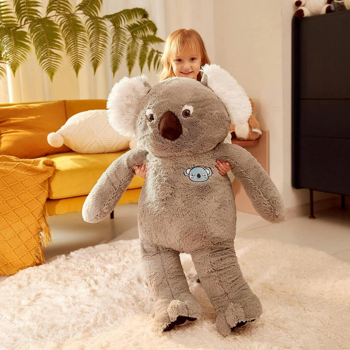 STOFFTIER Koala 78 cm - Grau, Textil (47/78cm)