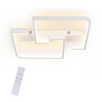 LED-DECKENLEUCHTE Emmerich 42/37/5 cm - Weiß, Metall (42/37/5cm) - Nettlife