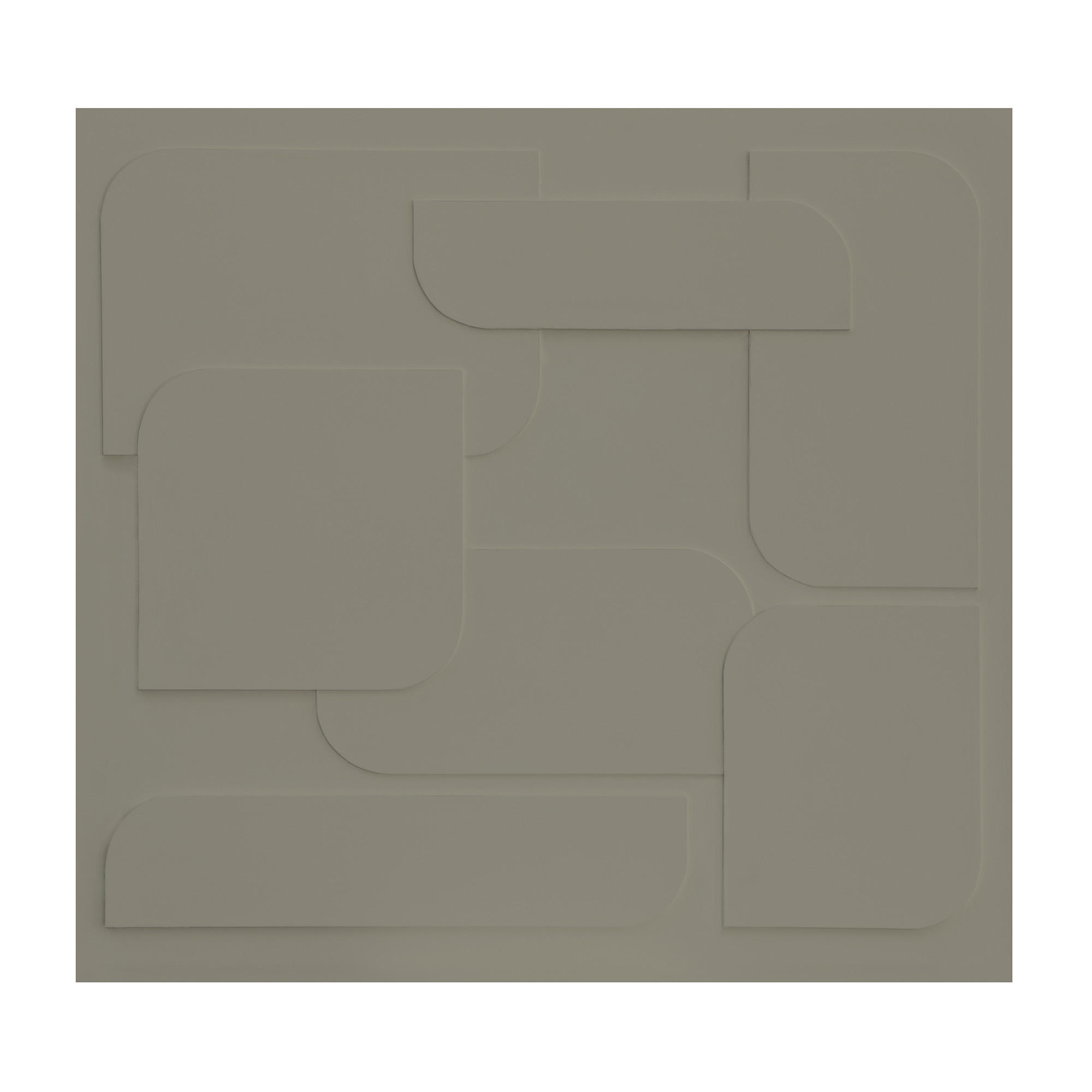 FOTOTAPETE soft 3D 280x300cm - Grün, Papier/Kunststoff (300/1cm) - Walldoctor