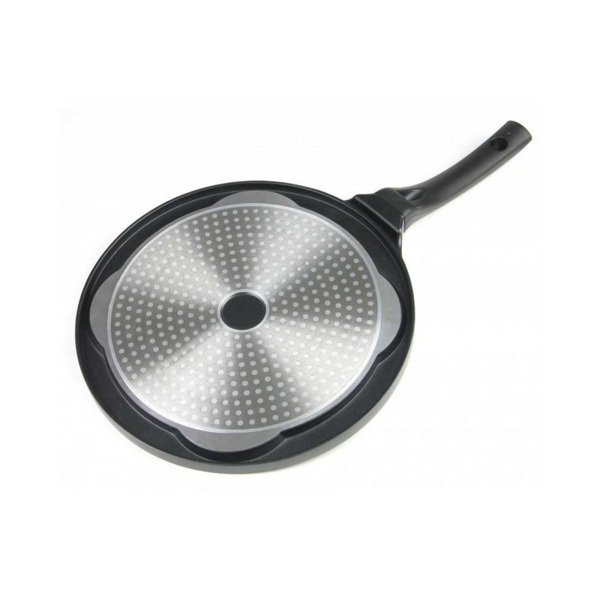 GRILLPFANNE Schwarz 27/27/1.35 cm KH1364 - Schwarz, Metall (27cm) - Kinghoff 