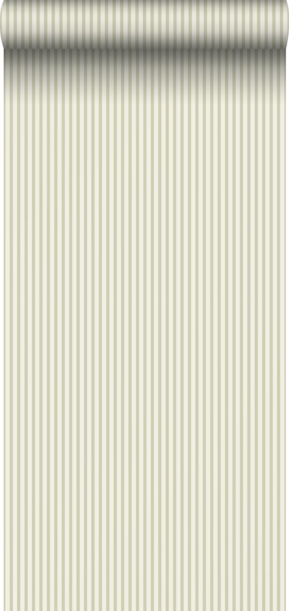TAPETE Streifenmuster 50 x 900 cm - Grün, Papier (50/900cm) - Sanders & Sanders