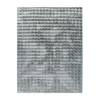 HOCHFLORTEPPICH Rauten Grau 200 x 280 cm - Grau, Kunststoff (200/280cm) - TT Home