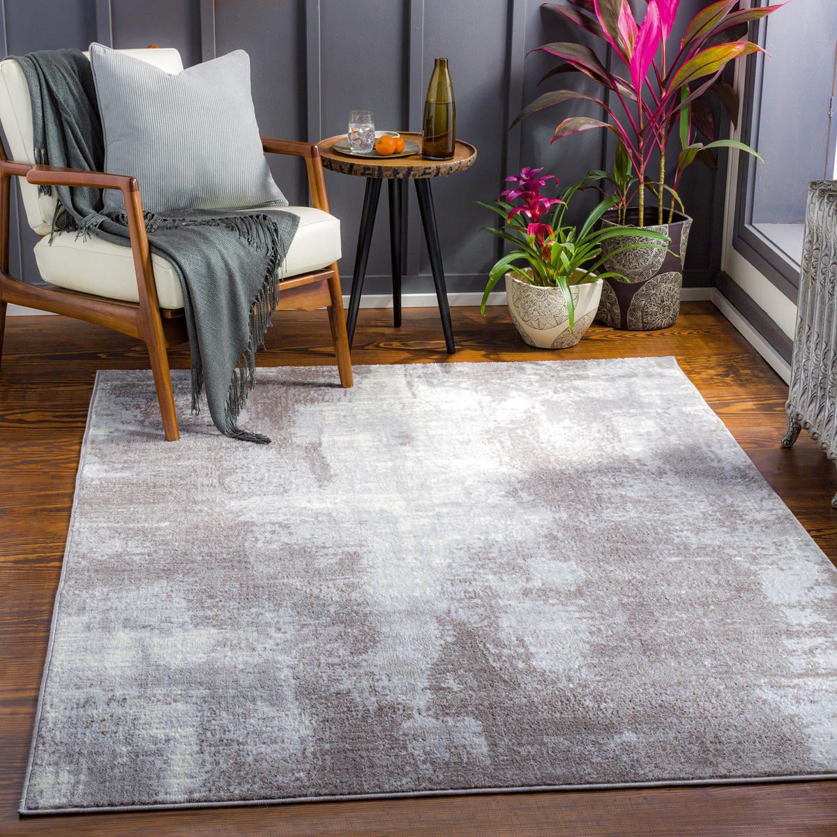 KURZFLORTEPPICH 160/220 cm Grau - Grau, Naturmaterialien/Textil (160/220cm) - LIVABLISS