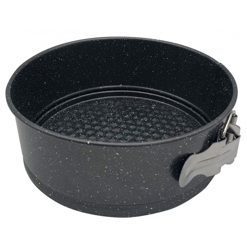 SPRINGFORM Schwarz 22/22/6.8 cm KH1544 - Schwarz, Metall (22/6.8/22cm) - Kinghoff 