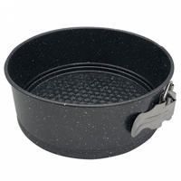 SPRINGFORM Schwarz 22/22/6.8 cm KH1544 - Schwarz, Metall (22/6.8/22cm) - Kinghoff 