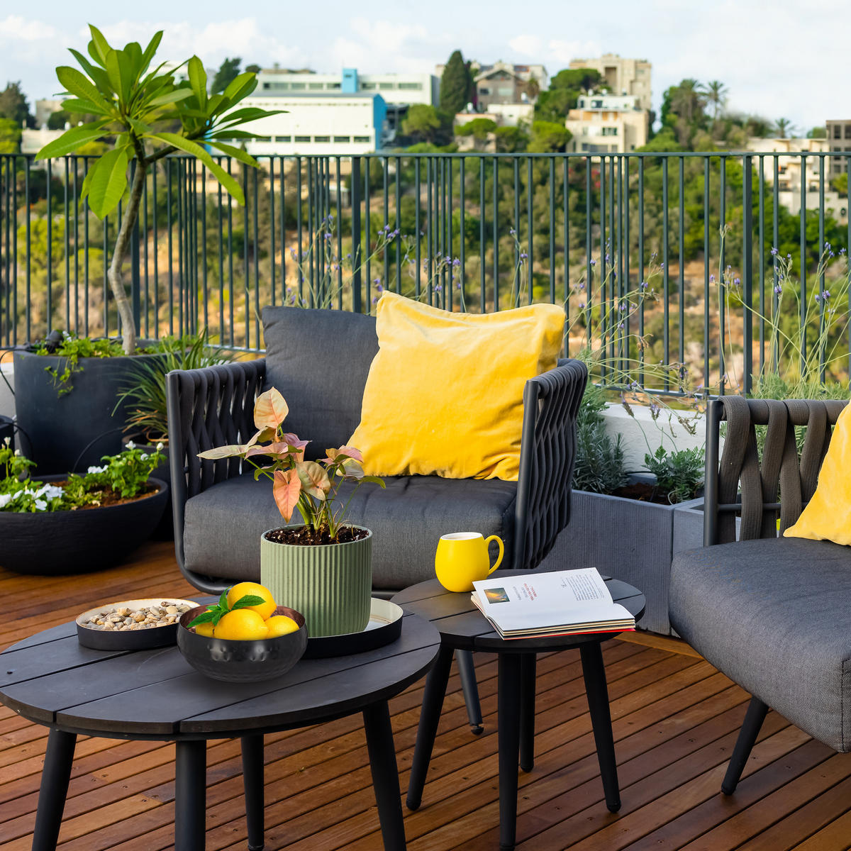 SERVIERSCHÜSSEL - Multicolor, Metall (13/13/5cm) - Relaxdays