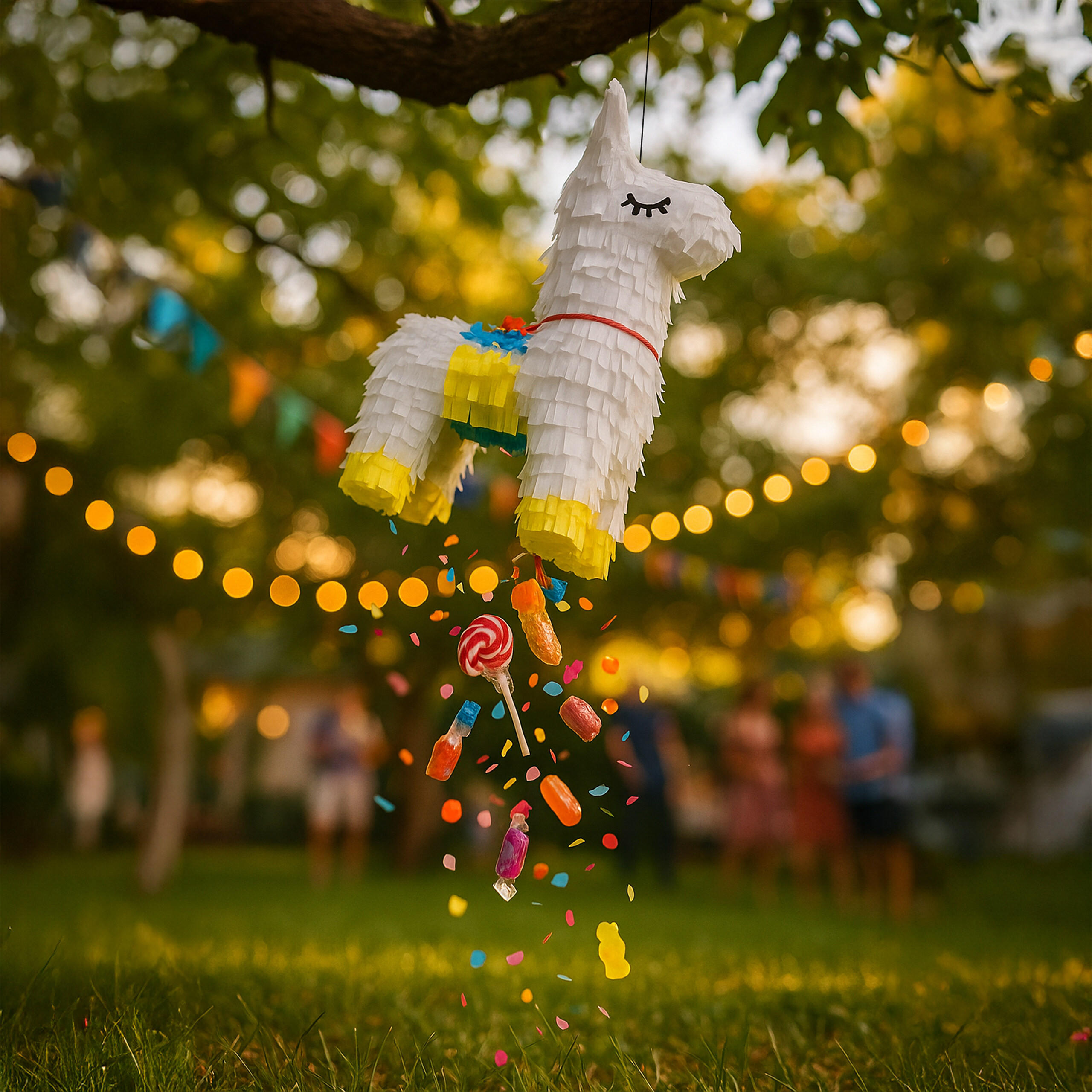 PINATA - Multicolor, Papier/Wellpappe (27/39/11cm) - Relaxdays