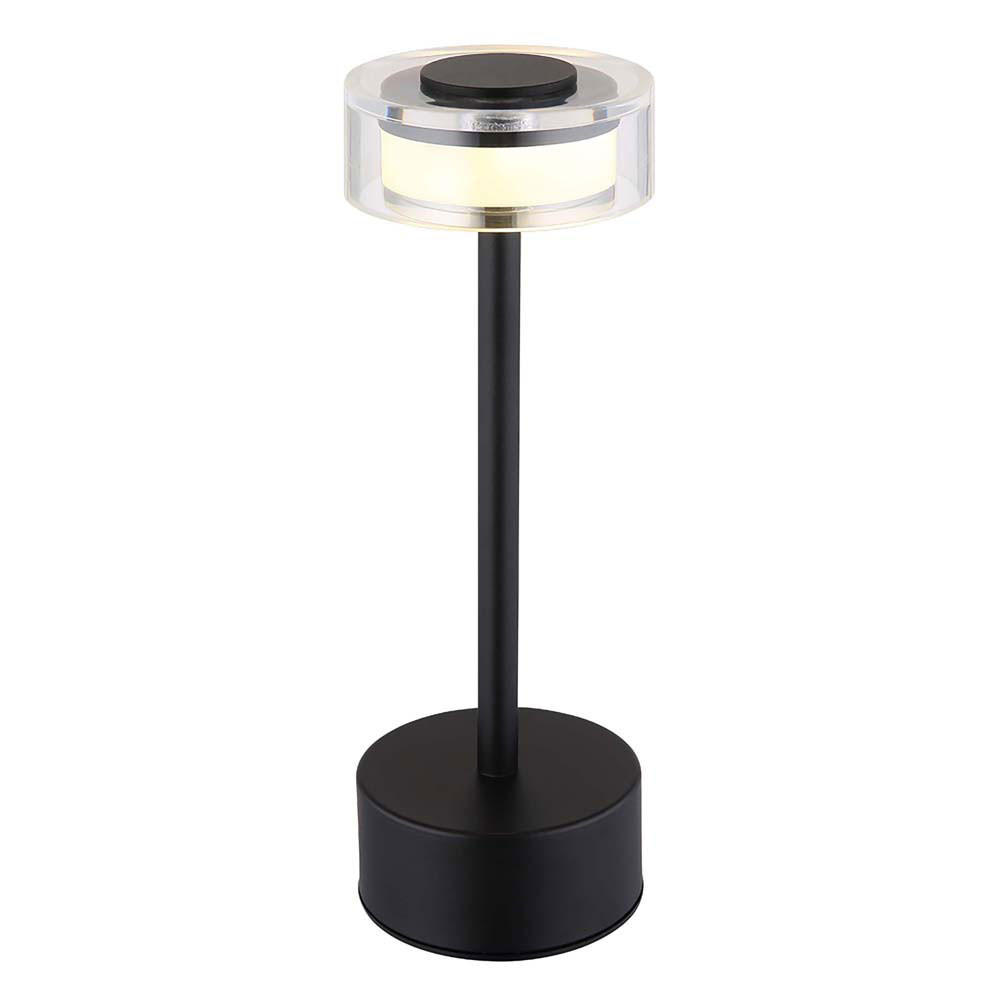 LED TISCHLEUCHTE Schwarz Metall - Schwarz, Metall (8/8/23.5cm) - Globo Lighting