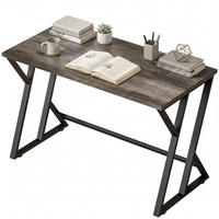SCHREIBTISCH 120x60cm Computertisch Industriedesign mit Z-Gestell - Grau, Holzwerkstoff (60/120/77cm) - Gisaae