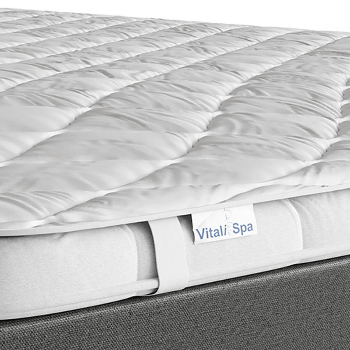 MATRATZENSCHONER Weiß 140 x 200 cm Waschbar bis 60°C trocknergeeignet - Weiß, Textil - VitaliSpa