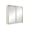 SCHIEBETÜRENSCHRANK Modin 200 - Kaschmir/Goldfarben, Holzwerkstoff/Kunststoff (200/216/65cm) - MIRJAN24