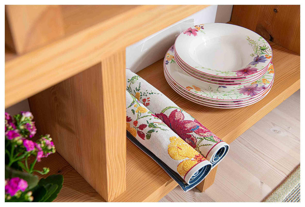 PLATZESETS Mariefleur bunt 49 x 32,5 cm 6er Set - Multicolor, Textil (49/32.5/1cm) - Villeroy & Boch