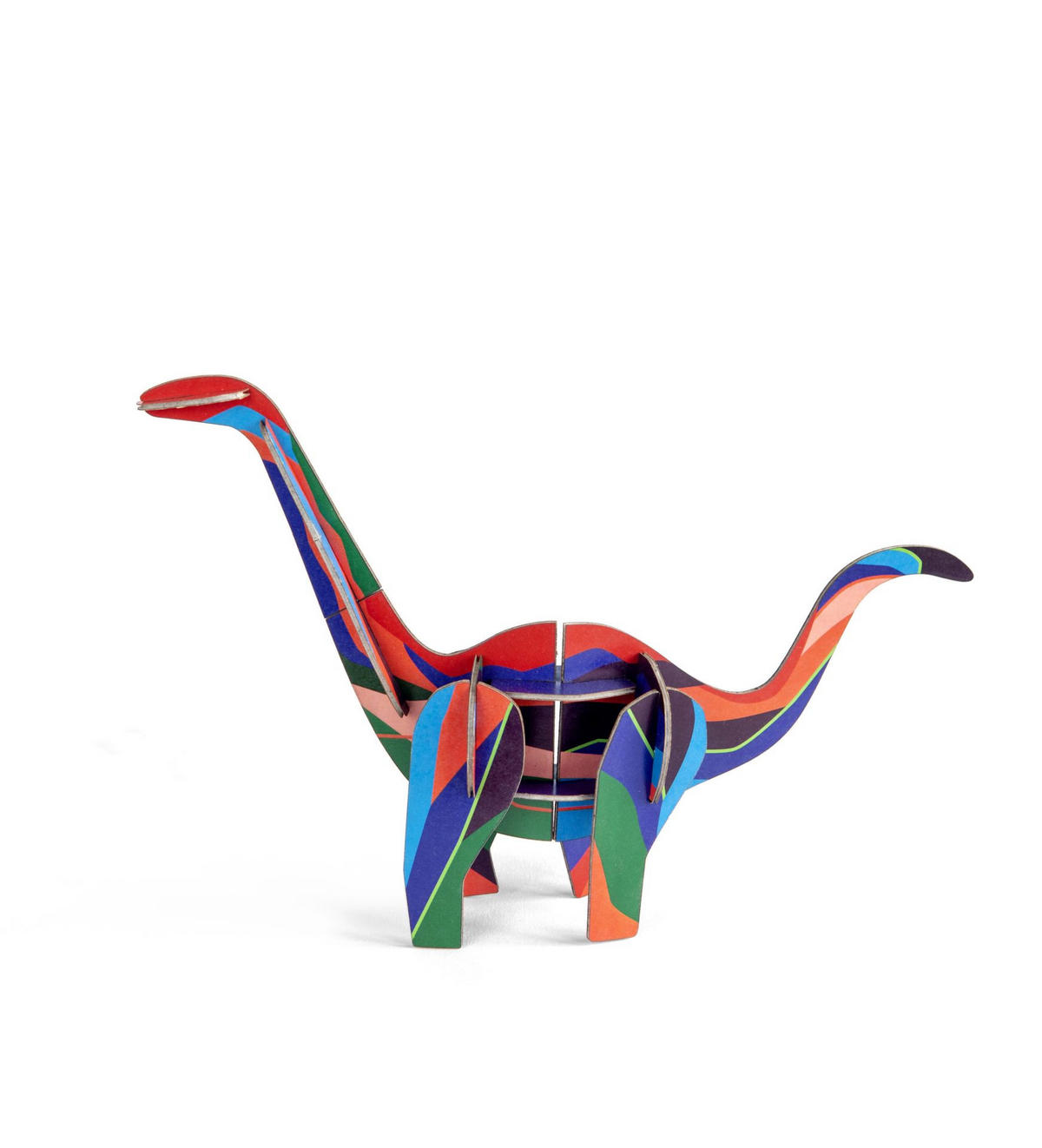 DEKOFIGUR Leuchtender Riesendino 6/17 cm - Multicolor, Wellpappe (6/17/23cm) - KUNSTLOFT