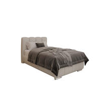 POLSTERBETT Zaira 100x200cm – Elegantes Polsterbett für modernen Wohnstil , ohne matratze, cappuccino - Cappuccino, Holz (100/200cm) - Homesy