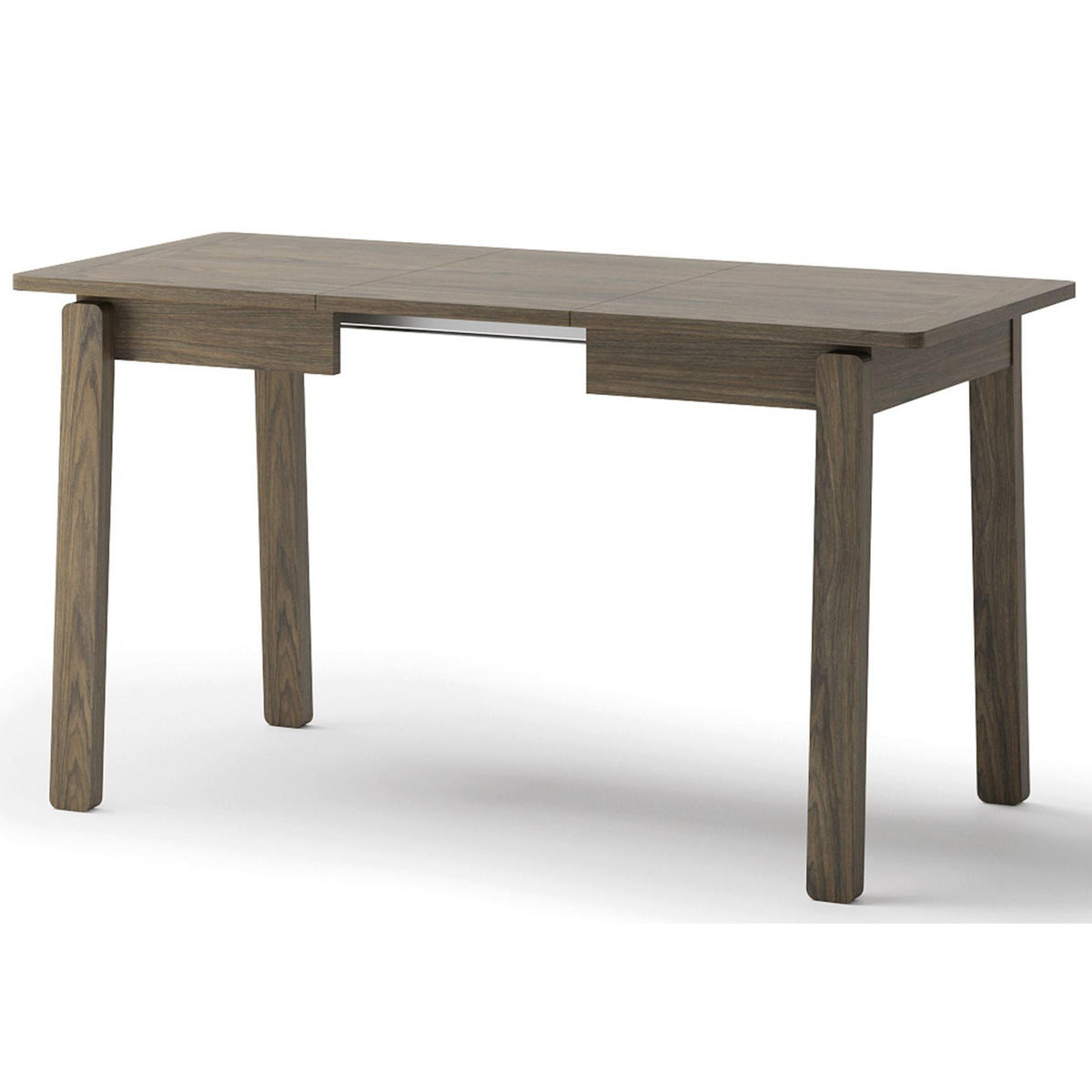 JEDÁLENSKÝ STÔL Plot rozkladací tmavý dekor duba, 104 x 224 x 60 cm - tmavohnedá, drevo/kompozitné drevo (60/104/77cm) - Selsey