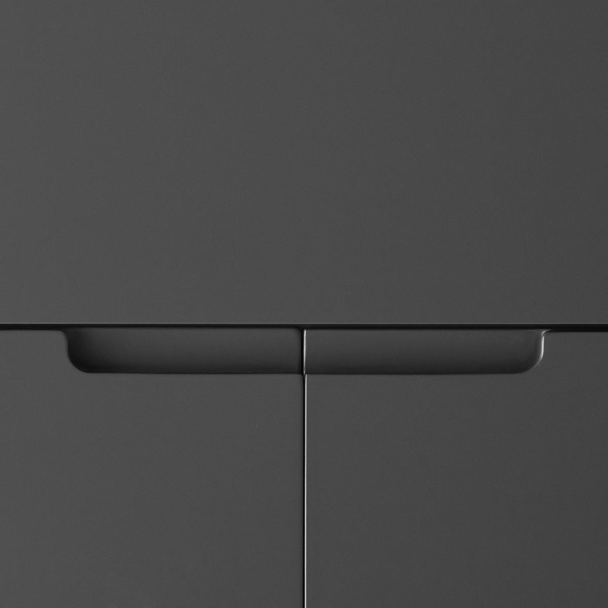 SCHUHKOMMODE mit 1 Schublade - Eichefarben/Grau, Holzwerkstoff (76/103/37cm) - home24