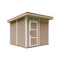 HOLZ-GARTHENHAUS basis LP SmartSide 5,9m² mit B279xL293xH239 cm - M903 - TERRA BROWN - Hellbraun, Holz (294/237/279cm) - Timbela