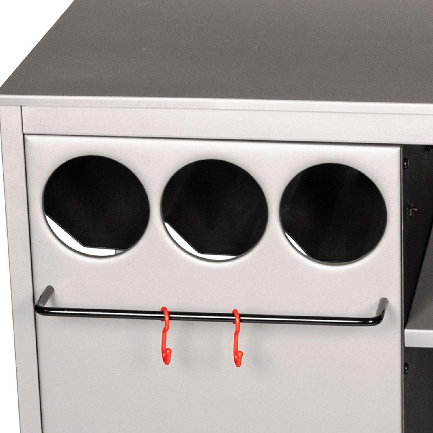 ABSTELLTISCH Wallis - Grau, Metall (53.5/113/110.5cm) - Somagic