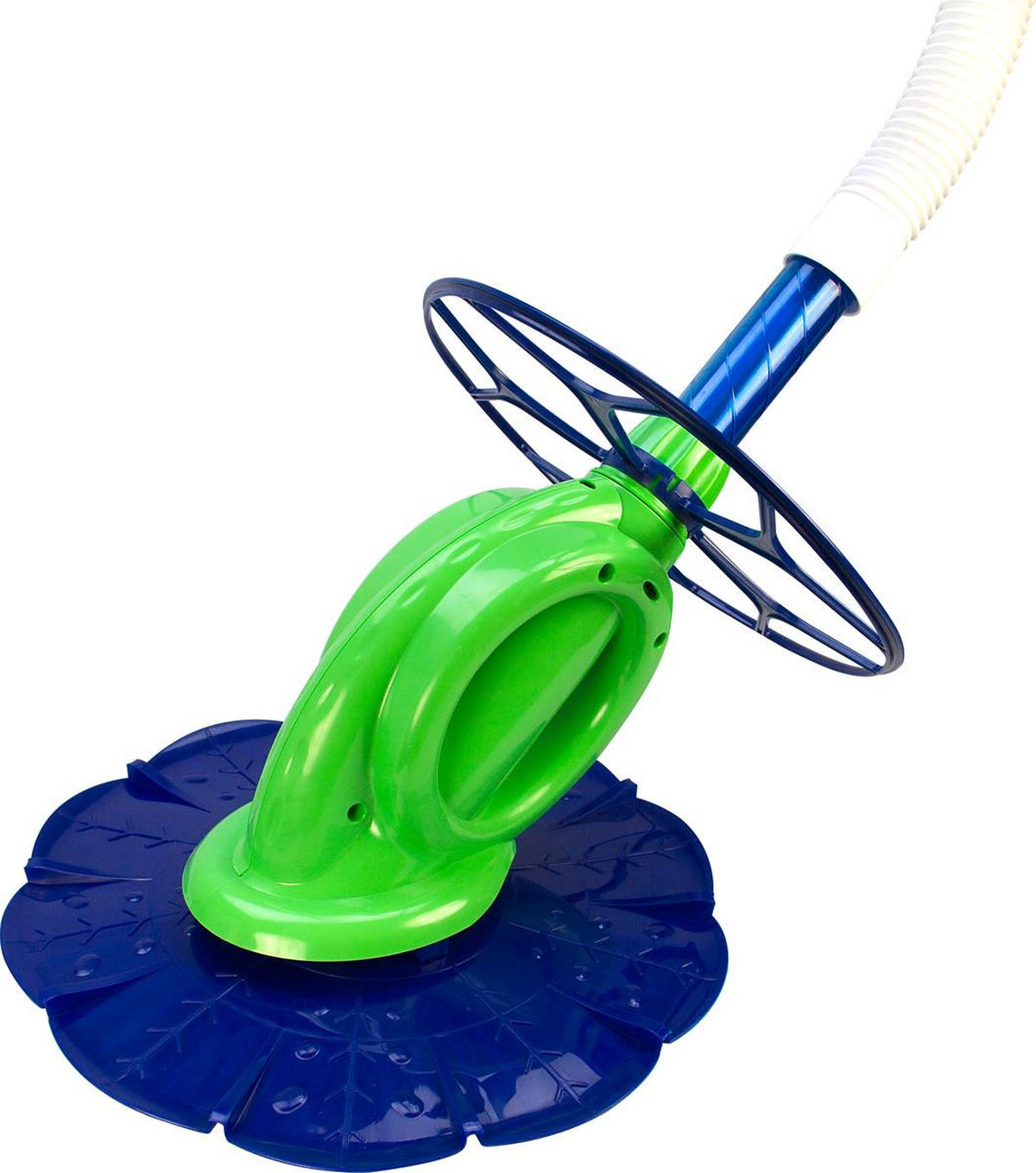 POOLREINIGER Flipper für automatische Bodenreinigung ohne Strom - Grün, Kunststoff (15/82/43cm) - Swim & Fun 