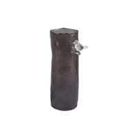 VASE Bird On Branch 9/9/27 cm - Grau, Glas (9.5/27cm) - Present Time