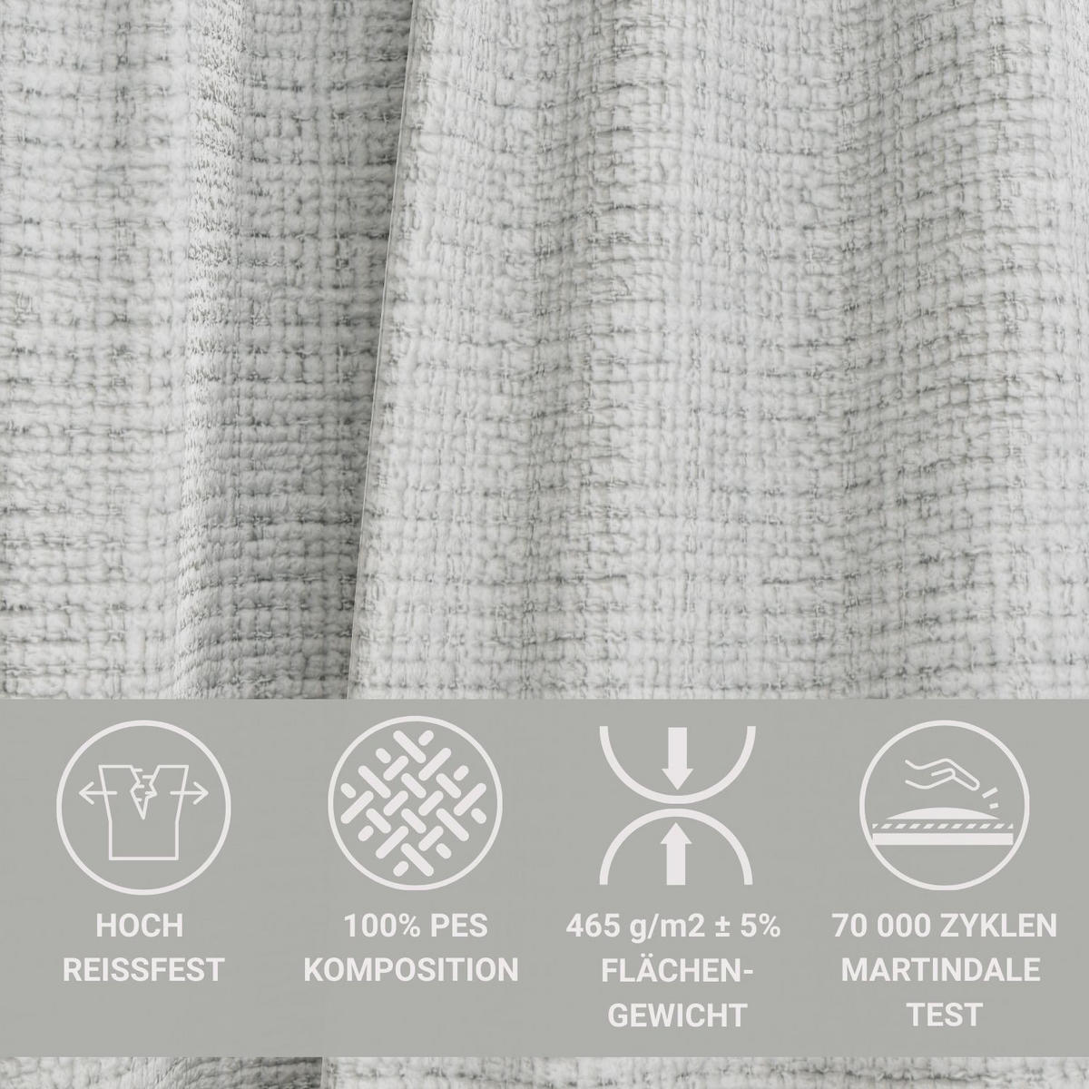 ECKSOFA Kirou Grau Chenille-Stoff - Rechts Seite - Schwarz/Grau, Holz/Holzwerkstoff (311/225cm) - Maison de Reve