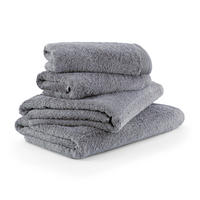 HANDTUCH 4ER SET SUPERWUSCHEL - Grau, Textil (80/150cm) - MÖVE