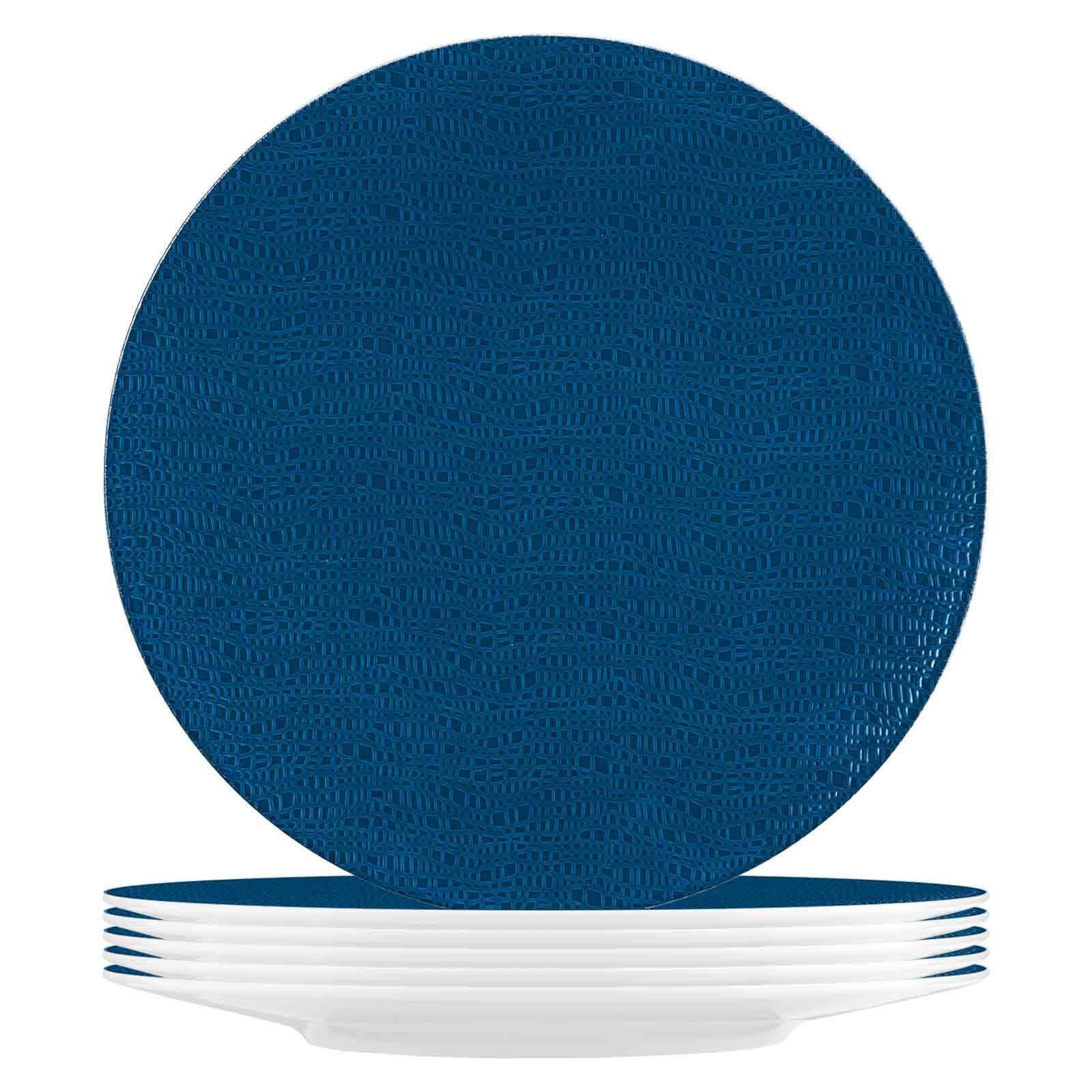 SPEISETELLER Life Fashion Classic Blue ø 28,3 cm 6er Set - Blau, Keramik (28.3cm) - Seltmann Weiden