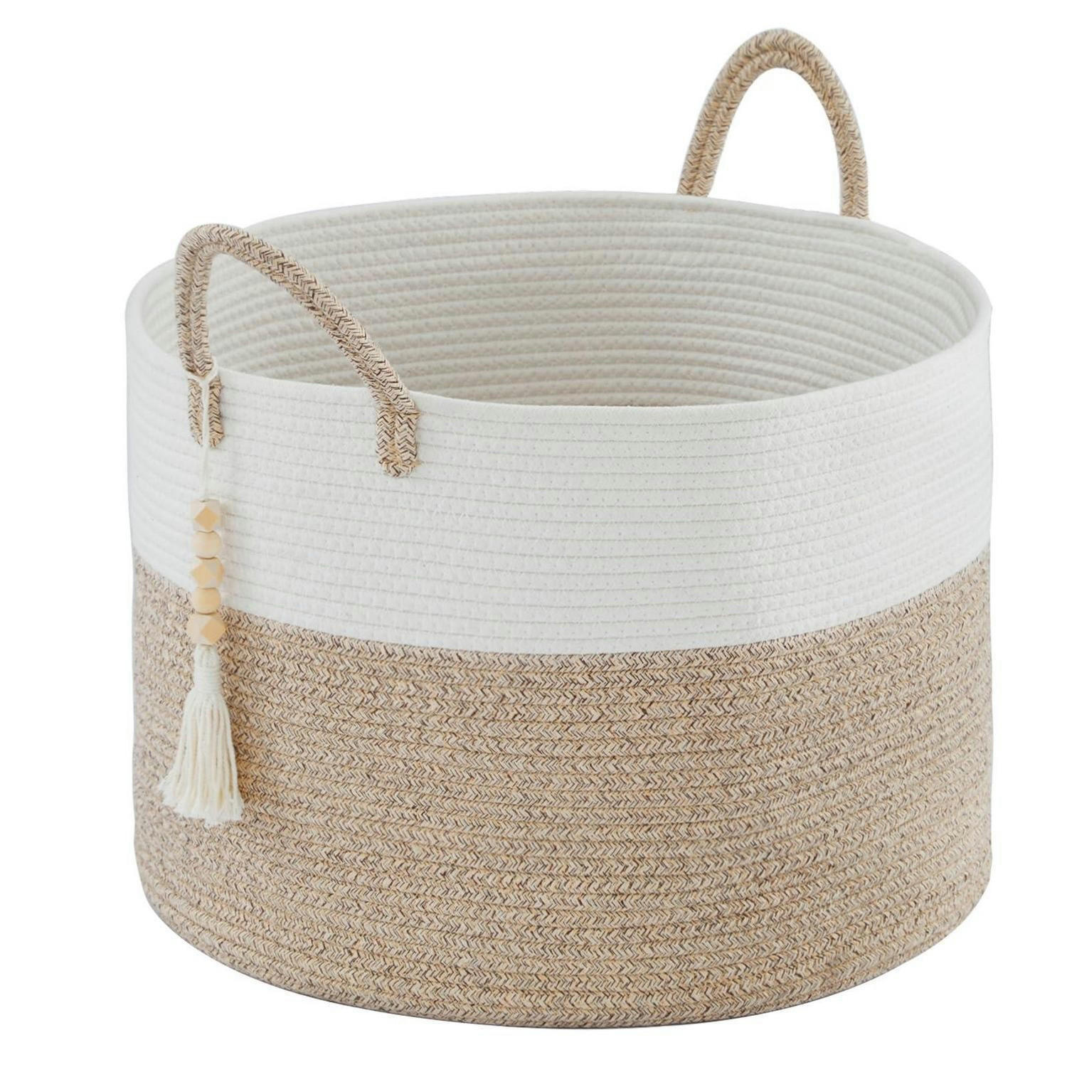 WÄSCHEKORB Geflochten 65L 50x33 cm Braun - Multicolor, Naturmaterialien (50/33/50cm)