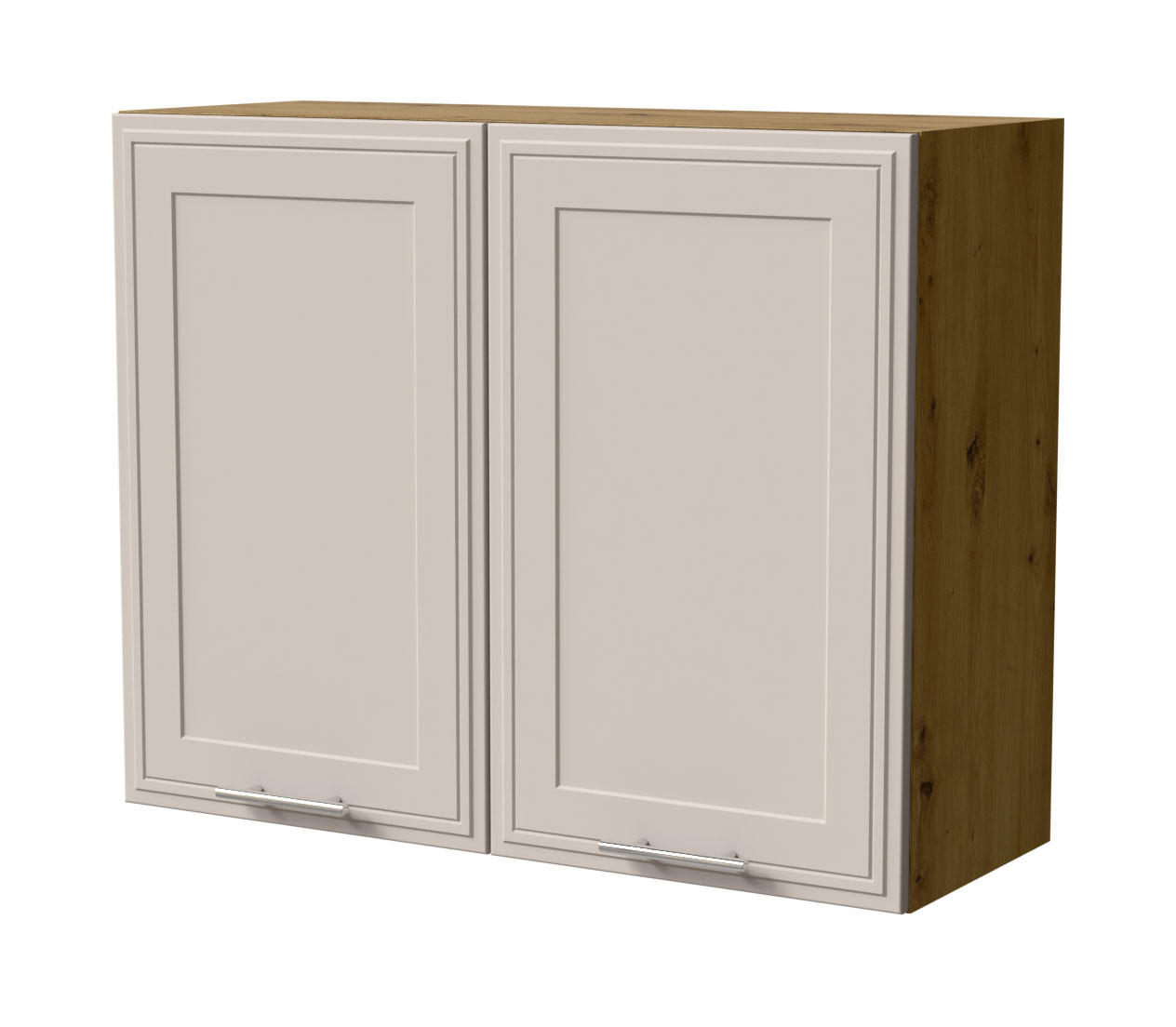HÄNGESCHRANK Salo W3/90 Eiche Artisan / Kaschmir Matt 90 / 32,5 / 72cm - Kaschmir/Eiche Artisan, Holz/Holzwerkstoff (90/72/32.5cm) - Feldmann-Wohnen