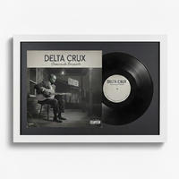 SCHALLPLATTEN RAHMEN 40/60 für Cover & Vinyl - Weiß, Holz (60/40cm) - K-Möbel