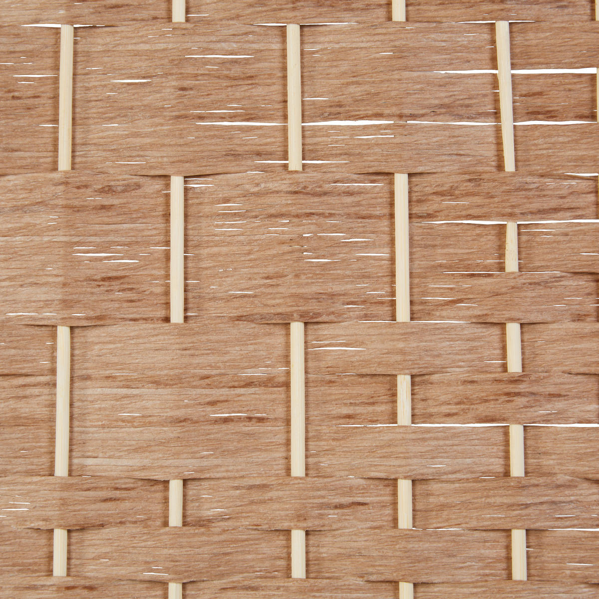 PARAVENT - Hellbraun, Holz/Papier (241/170/2cm) - Relaxdays