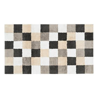 BADTEPPICH SQUARE 1011 NATUR - 37 - Beige, Textil (70/120cm) - Cawoe