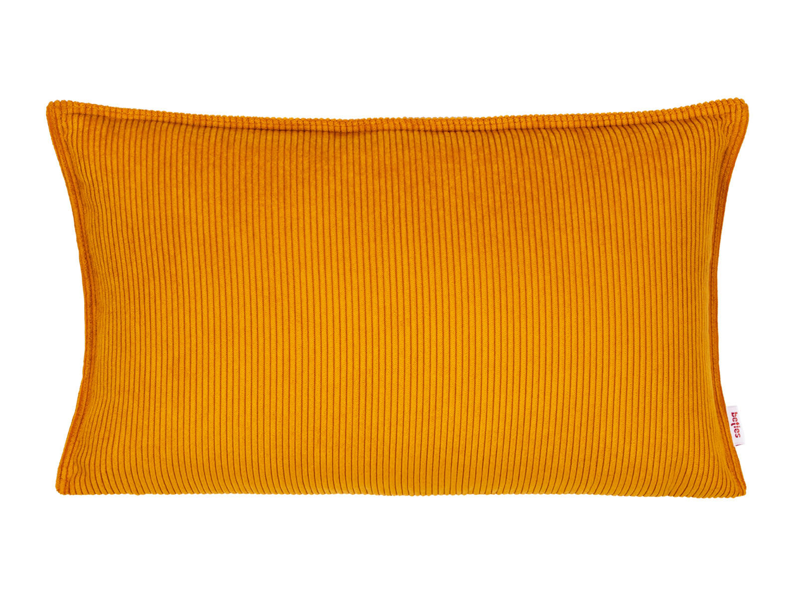 KISSENHÜLLE HYggelig No.1 kurkuma-gelb Cord-Samt 50/30 cm - Gelb, Textil (30/50cm) - beties Heimtextil
