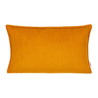 KISSENHÜLLE HYggelig No.1 kurkuma-gelb Cord-Samt 50/30 cm - Gelb, Textil (30/50cm) - beties Heimtextil
