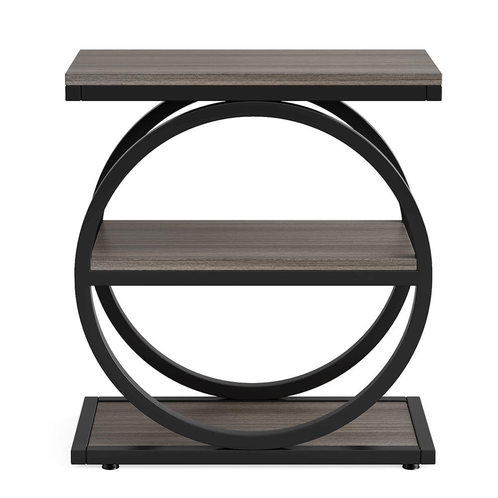 COUCHTISCH, Grau, mit 3 Ablagefächern, Stauraum - Grau, Holzwerkstoff (30/60/65cm) - Kaket
