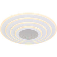 LED DECKENLEUCHTE Jocelyn Weiß Metall - Weiß, Metall (42/42/7cm) - Globo Lighting