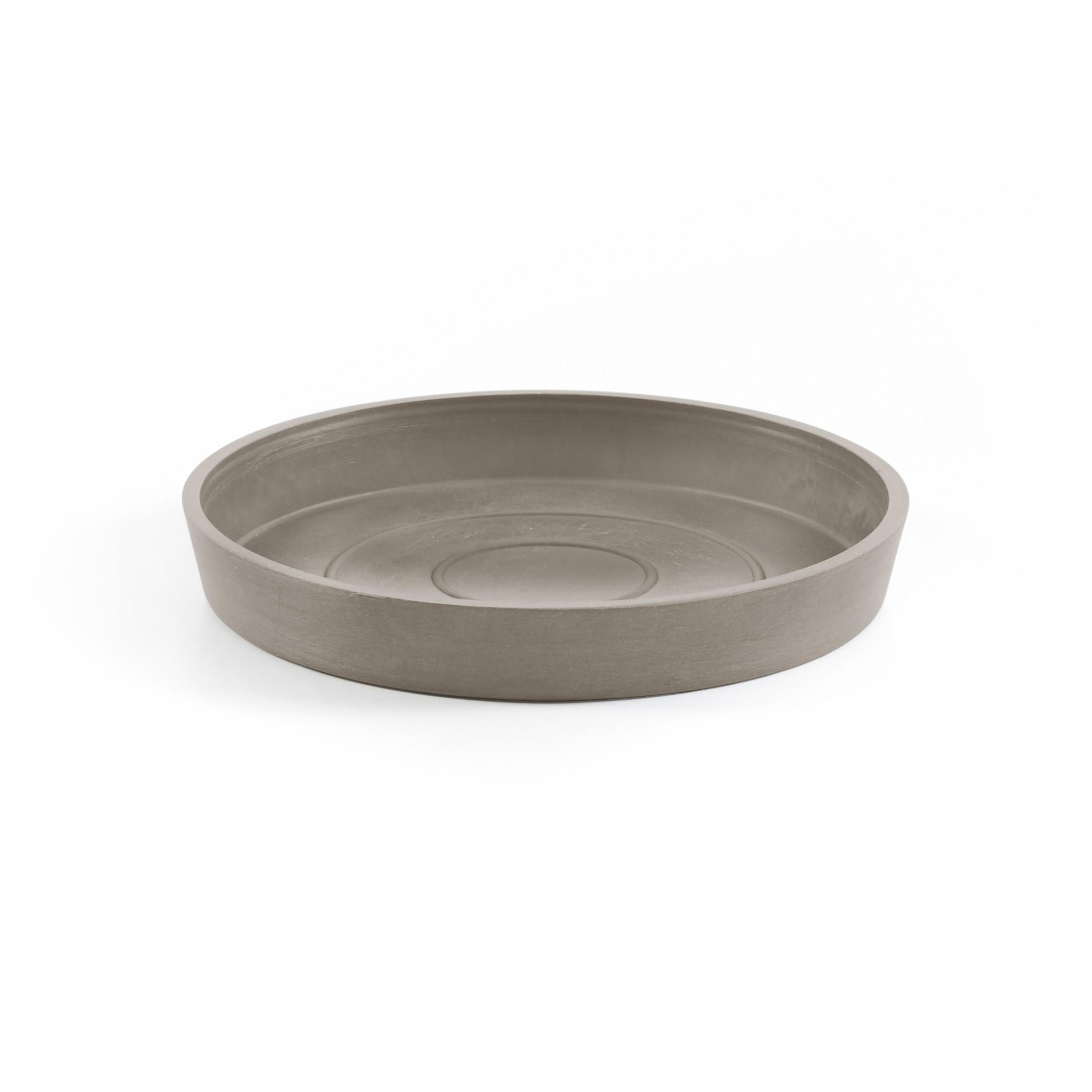 BLUMENTOPFUNTERSETZER rund 18/18/2,5 cm Taupe - Taupe, Kunststoff (18/2.5cm) - Ecopots