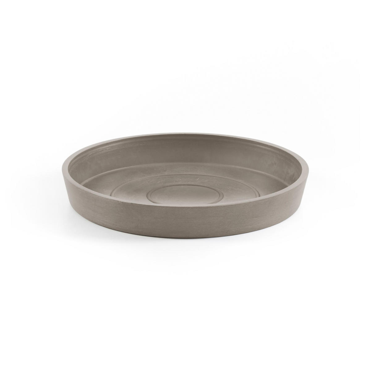 BLUMENTOPFUNTERSETZER rund 18/18/2,5 cm Taupe - Taupe, Kunststoff (18/2.5cm) - Ecopots