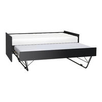 POSTEL 90/200 Černá - černá, kompozitní dřevo (90/200cm) - Petits-meubles