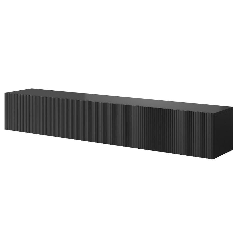 TV-HÄNGEBOARD Veldio Schwarz 175 cm - Schwarz, Holzwerkstoff (175/30/31.6cm) - Selsey