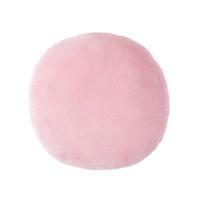 DEKOKISSEN rund rosa, Baumwollsamt?40 cm - Rosa, Textil (40/40cm) - Homescapes