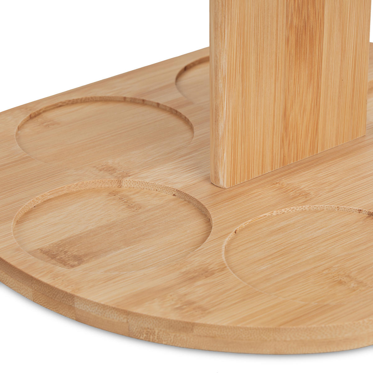 WEINBUTLER - Hellbraun, Holz (30/30.5/25cm) - Relaxdays