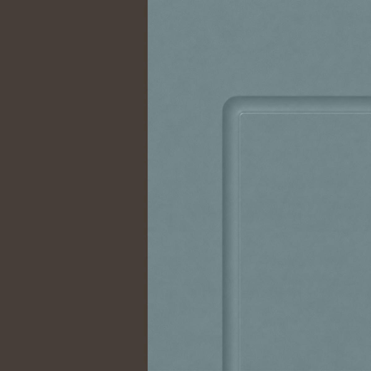 KÜCHENHÄNGESCHRANK Kvantum W2/20 Lava / Mint Matt 20 / 32,5 / 72cm - Dunkelgrau/Mintgrün, Holz/Holzwerkstoff (20/72/32.5cm) - Feldmann-Wohnen
