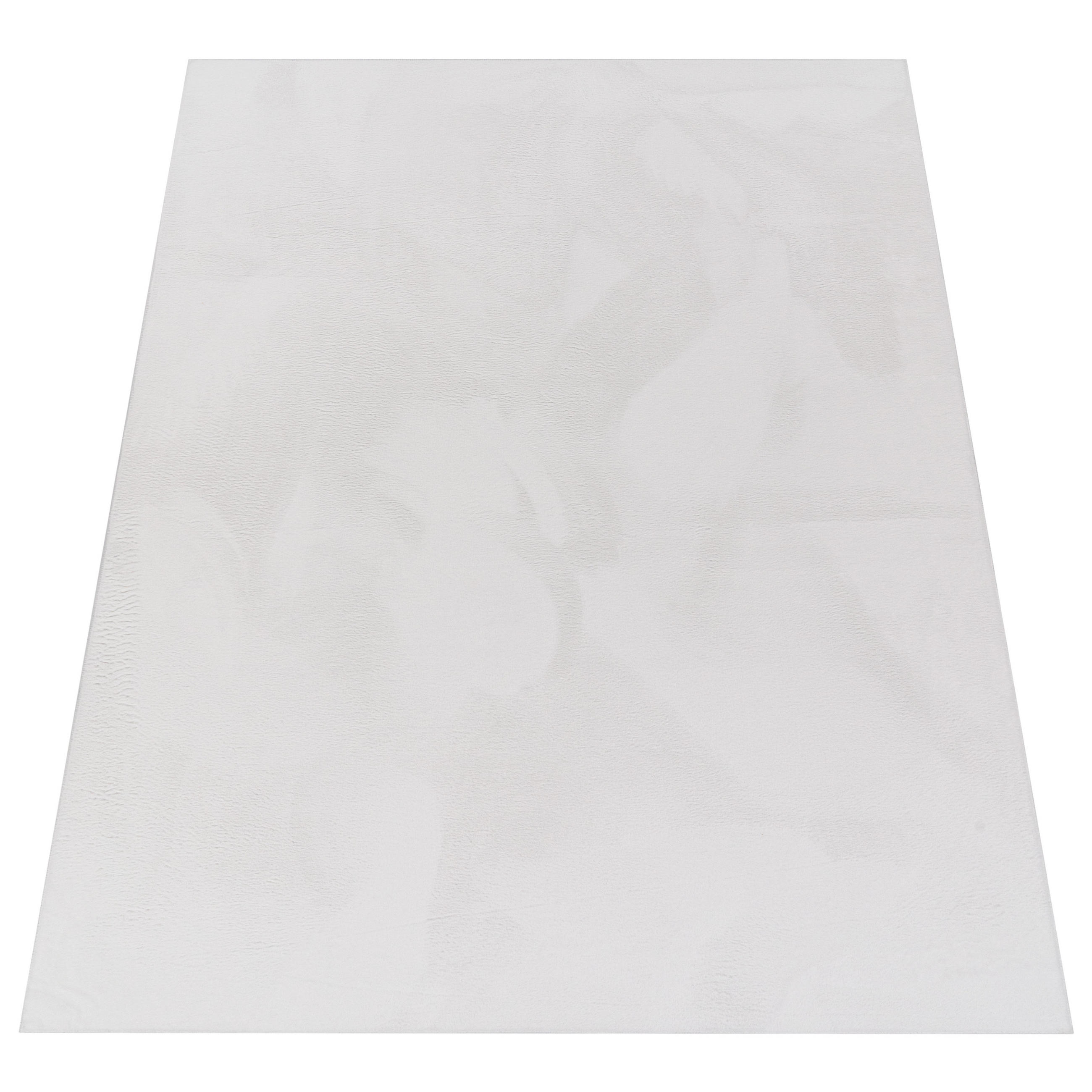 HOCHFLORTEPPICH 120/160 cm Soft 380 - Weiß, Textil (120/160cm) - Paco Home