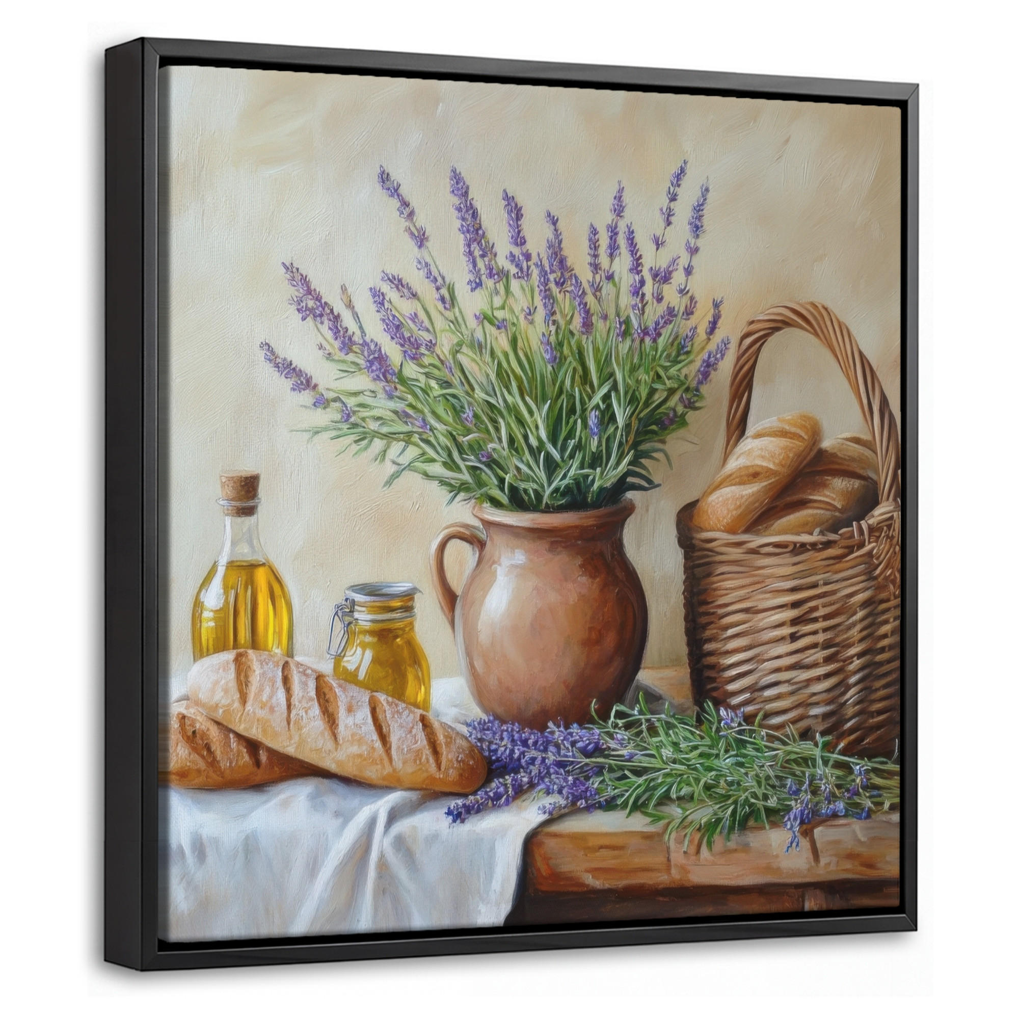 MuchoWow Leinwand Flieder 20x20 cm