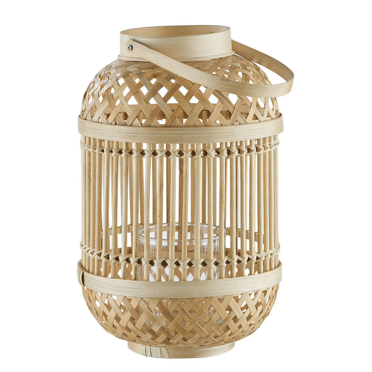 LATERNE Bamboo Nights - Braun, Holz (20/30/20cm) - Butlers