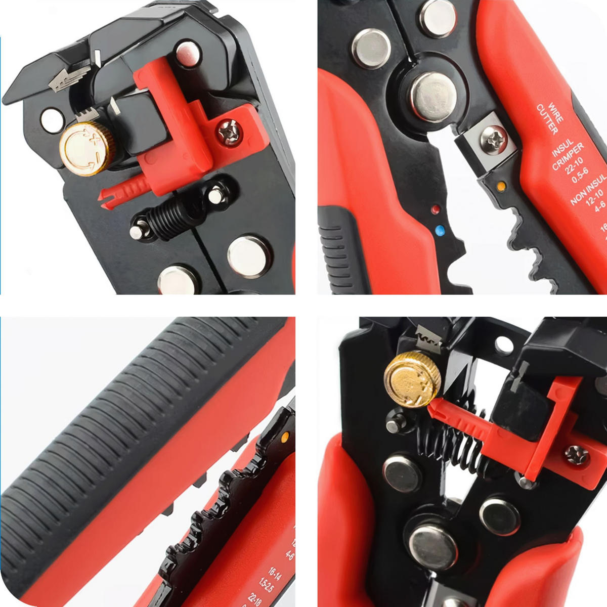 ABISOLIERZANGE Automatische Set - Rot, Metall (10/5/10cm) - KRUMAD