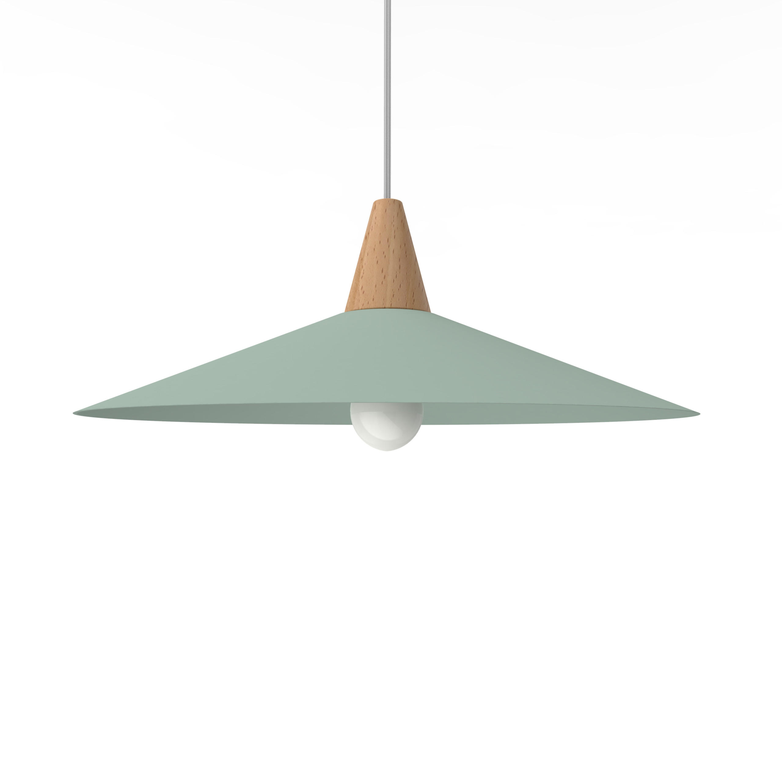 HÄNGELEUCHTE - Grün, Metall (40/40/15cm) - Lumicom